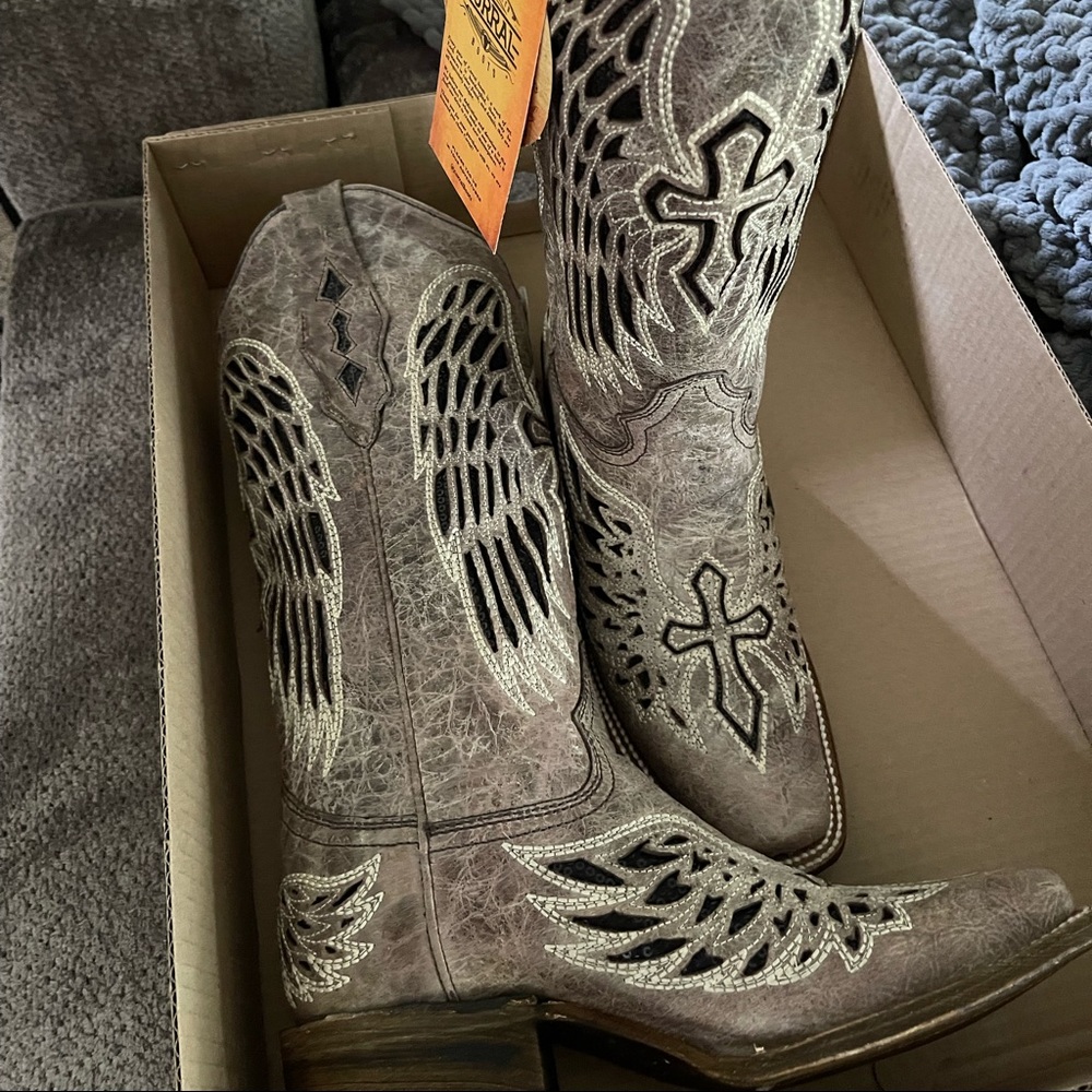 Corral Brown Cowgirl Boots
